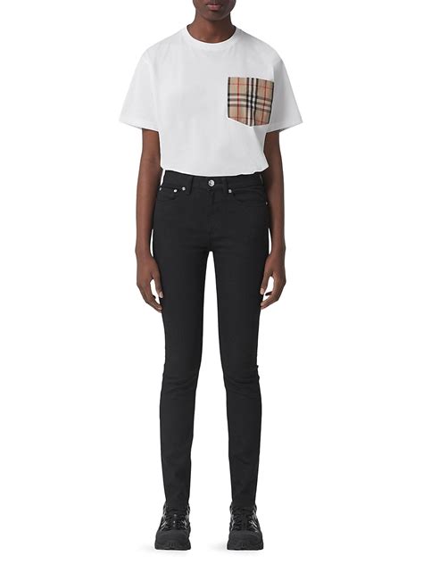 Shop Burberry Patch Pocket T